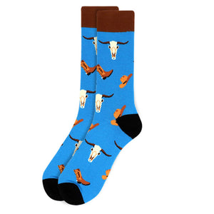 Men's Old West Novelty Socks - NVS19521-TQ