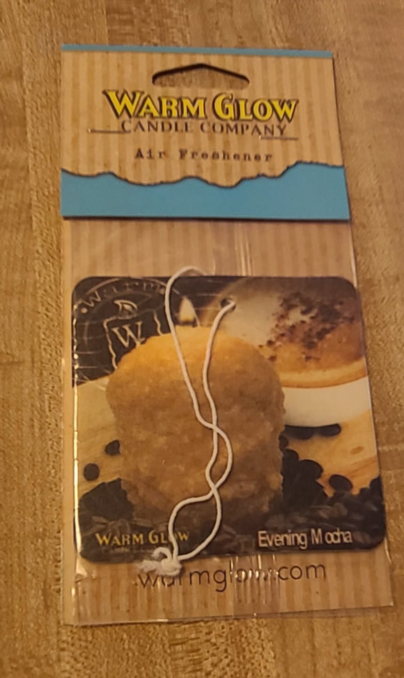 Evening mocha air freshener