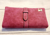 burgandy maroon wallet