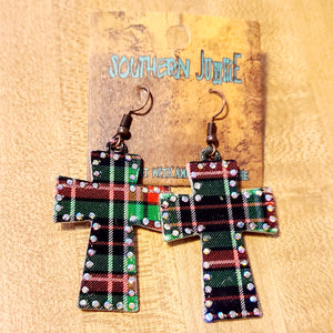 plaid crosses