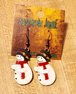 snowmen earring