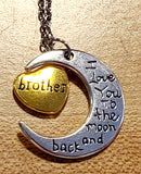 i love you to the moon and back necklace