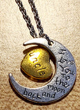 i love you to the moon and back necklace