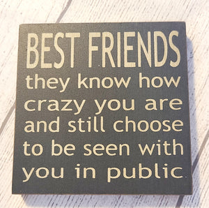 Best friends sign