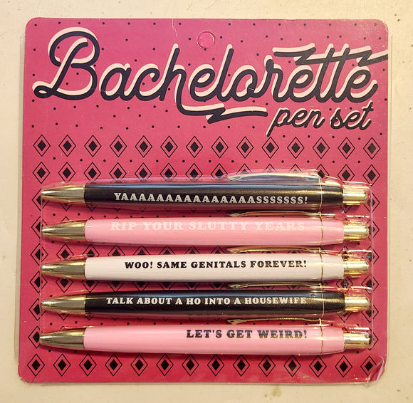 Bachelorette pen set