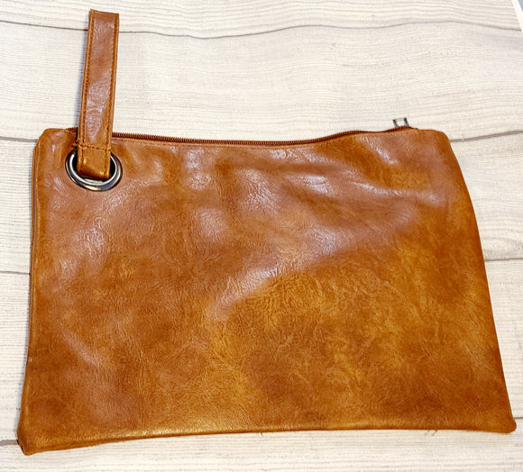 Brown wristlet