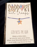 support our troops bracelet