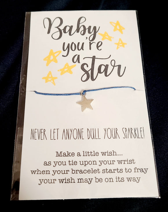 baby you're a star bracelet