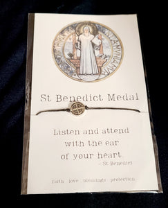 st. benedict medal bracelet