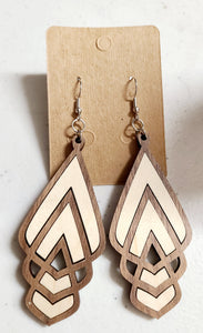 wood earring