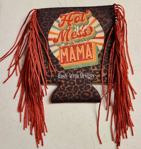 hot mess mama coozie