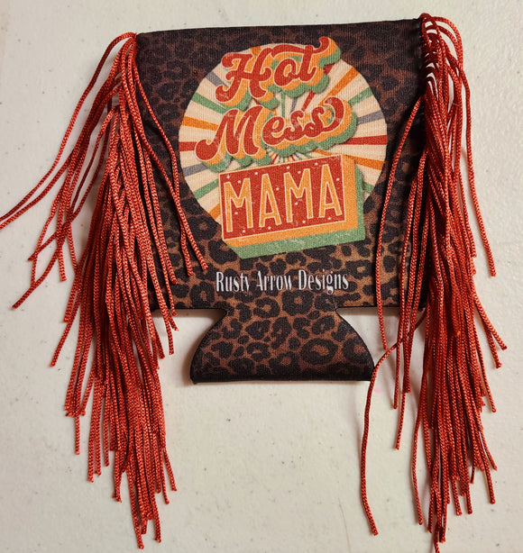 hot mess mama coozie