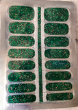 sparkle nail polish decals