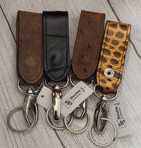 leather keychain