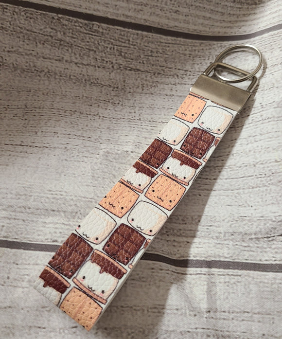 smore keychain fob