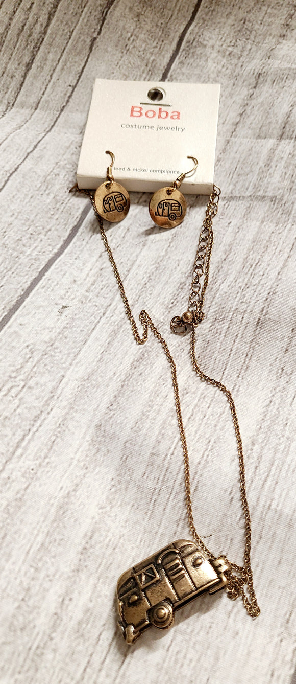 camper necklace