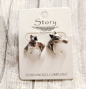 horse head earring