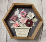 wool flower signs