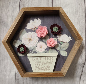 wool flower signs