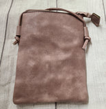 zip top crossbody phone holder purse