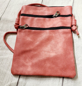 3 zipper crossbody