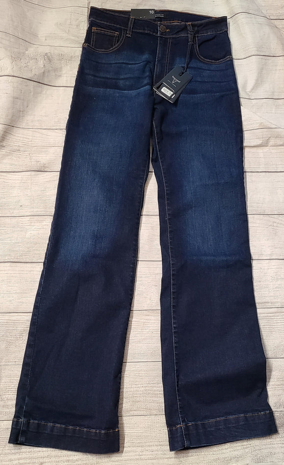 L & B dark denim trouser AN18117