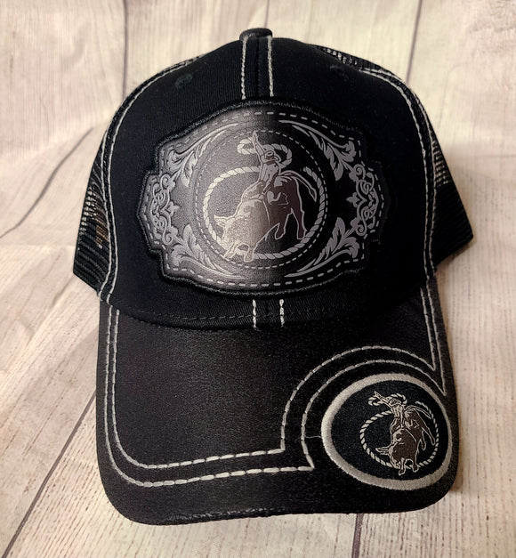 bullrider buckle hat