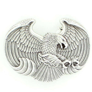 Nocona Mens Attacking Eagle Embossed Belt Buckle 37658