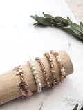 So Put Together Bracelet Set, Rose Gold Sequins