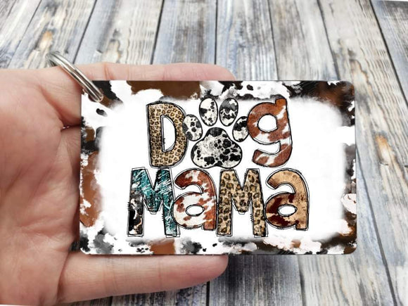 dog mama keychain