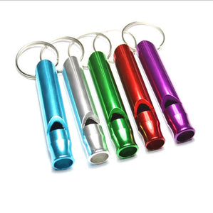 High quality aluminum alloy lifeguard whistle whistle Self defense whistle