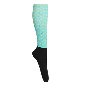 daisy-  EQUINE COUTURE PRINTED OVER-THE-CALF BOOT SOCKS- 41