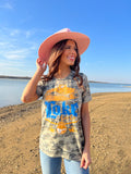 LAKE BABE ON CAMO CREW NECK TEE