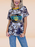 PLAY SOMETHING COUNTRY MUSTARD RINGER TEE