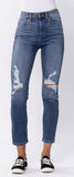 sneak peak denim high rise ankle skinnys