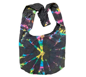 cotton tye dye tote bag