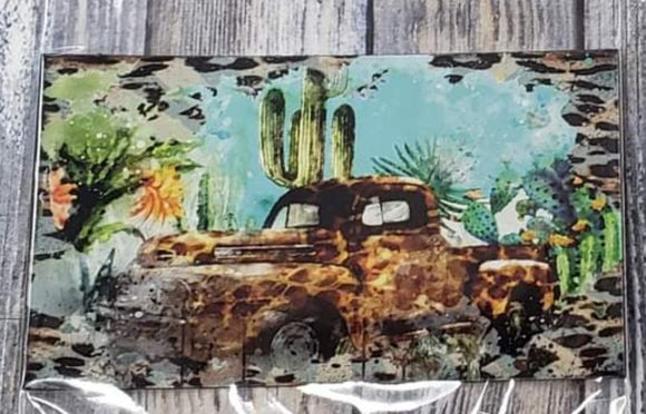 leopard truck magnet