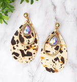 space cowgirl teardrop earring