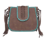 MW1057-8360 Montana West Fringe Collection Crossbody