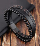 mens braided bracelets