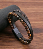 mens braided bracelets