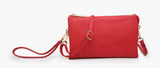 red riley crossbody wallet