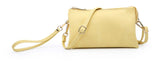 light yellow riley crossbody wallet