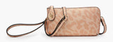 rose cheetah kendall crossbody wallet