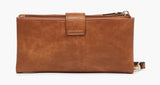 Cadence Buckle Wallet & Clutch
- brown