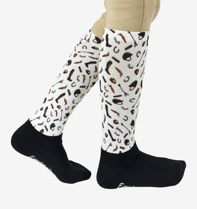 essentials- EQUINE COUTURE CHILDREN'S OTC BOOT SOCKS- 65