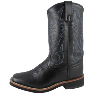 Smoky Mountain Kid's Judge Black Square Toe Boot 3523