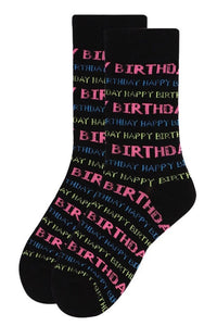 Women’s happy birthday sock