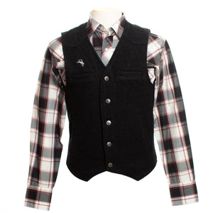 Men’s- Wyoming trader Wyoming wool vest black