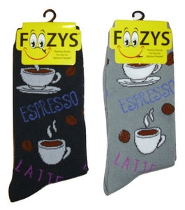 Espresso Ladies Crew Socks